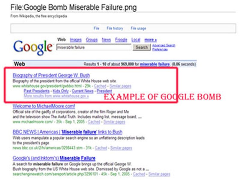 بمب گوگل