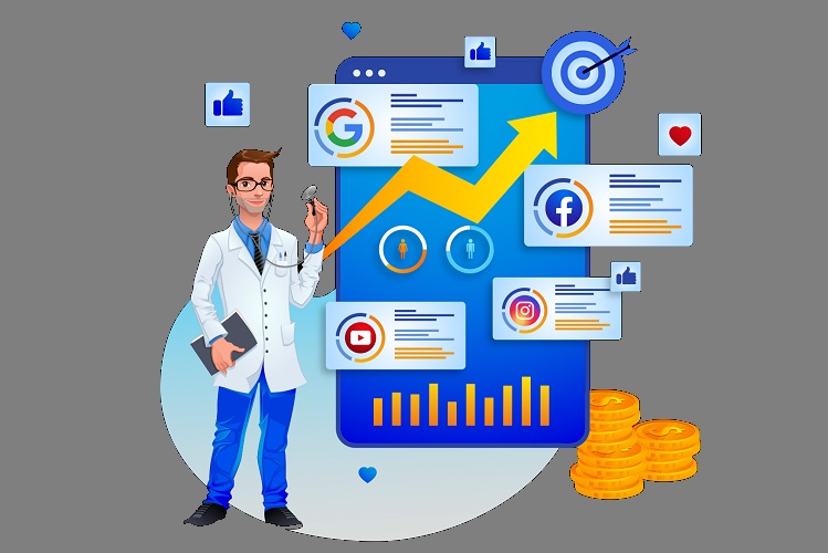 سئو و دیجیتال مارکتینگ پزشکی سایت پزشکی